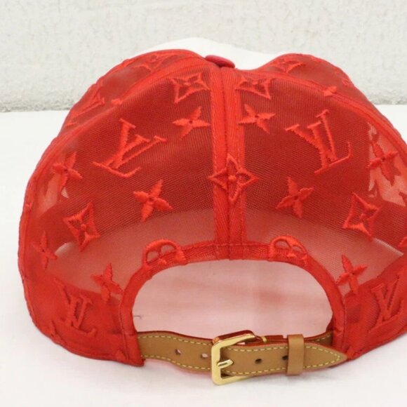 Louis Vuitton Everyday LV Embroidered Mesh Cap Size 58 Soho Exclusive - Picture 2 of 9